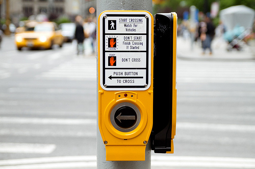 Crosswalk Buttons help pedestrians safely navigate city streets
